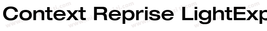 Context Reprise LightExp SSi Normal字体转换